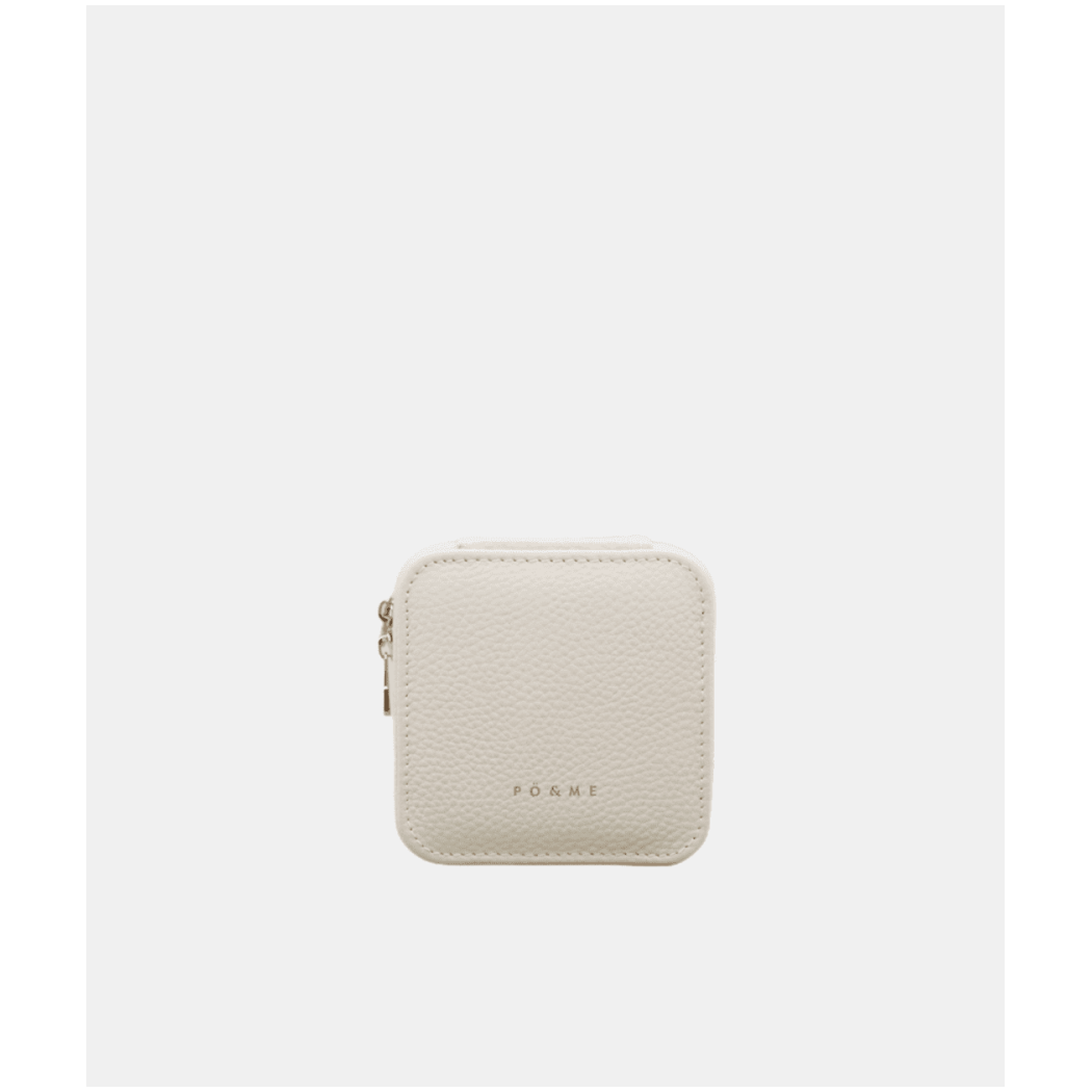 Boîte à Bijoux Carreau - Grainé - Bleu Pastel