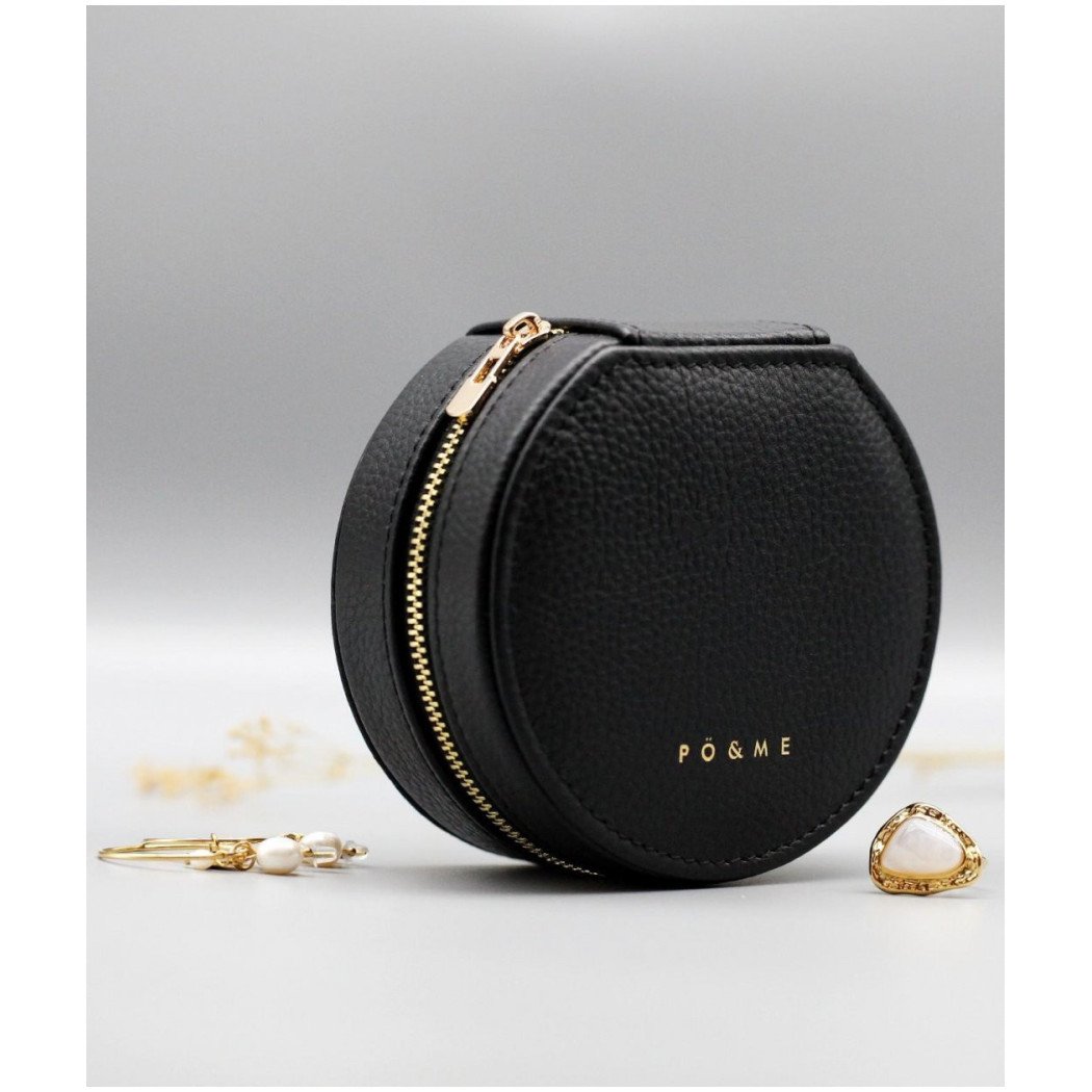 Boîte à Bijoux Trèfle - Grainé - Camel