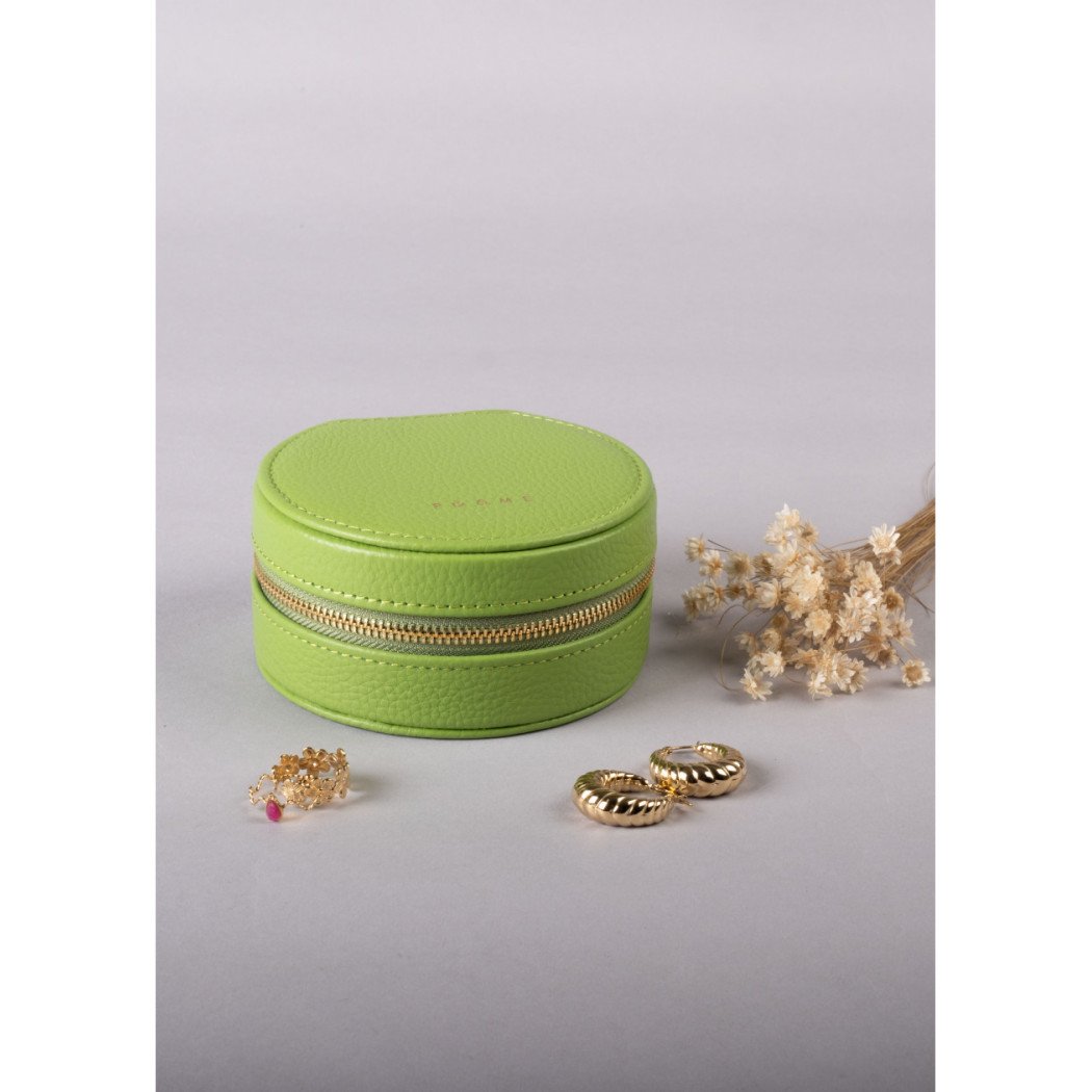Boîte à Bijoux Trèfle - Grainé - Jaune