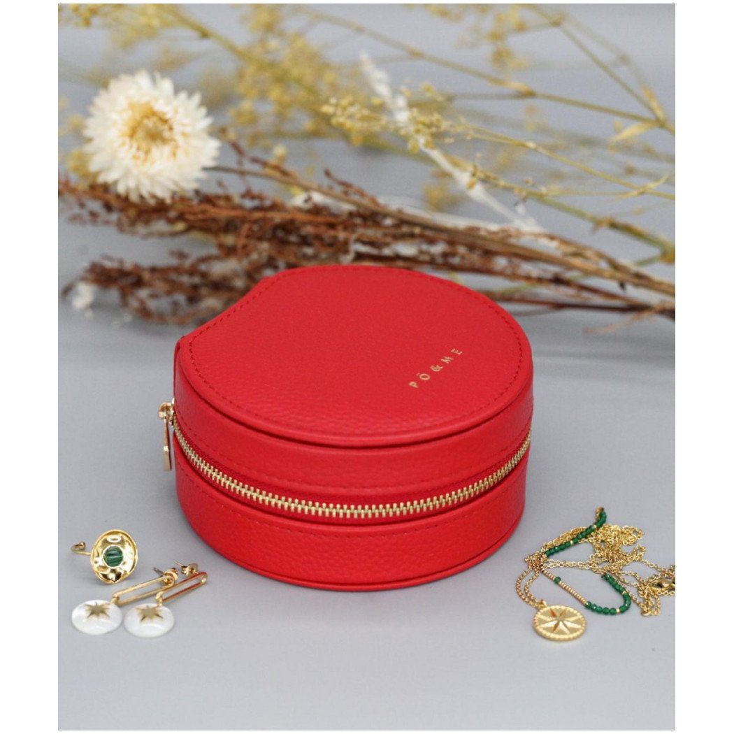 Boîte à Bijoux Trèfle - Grainé - Or Jaune