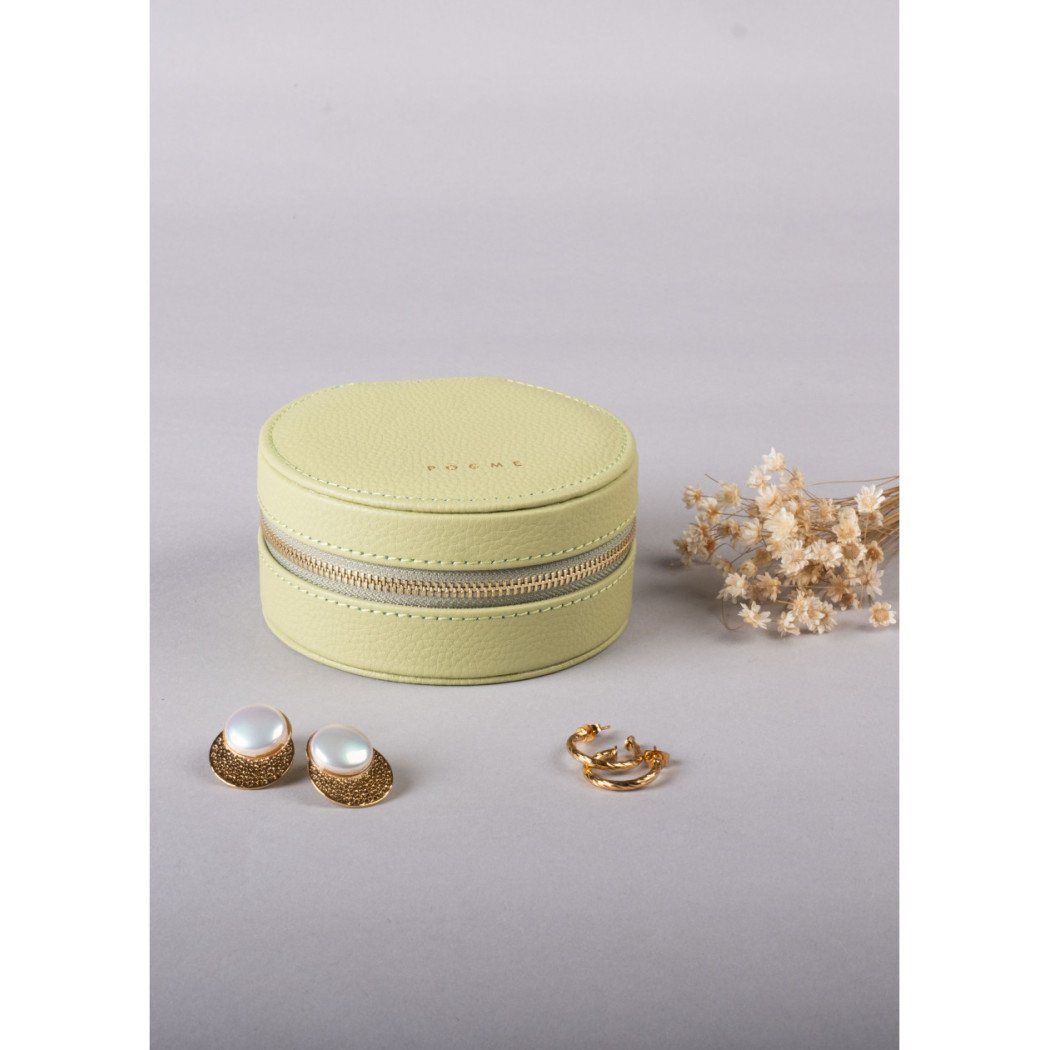 Boîte à Bijoux Trèfle - Grainé - Vert