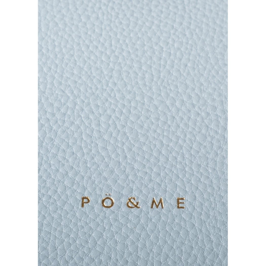 Boîte à Bijoux Trèfle - Grainé - Bleu Pastel