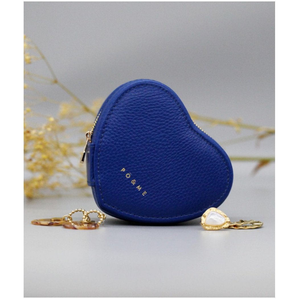 Boite à bijoux Cœur - Grainé - Camel