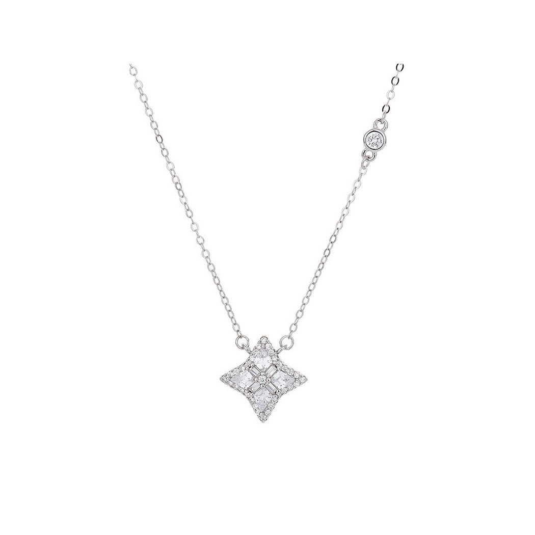 Collier Femme Argent 925 Étoile Scintillante