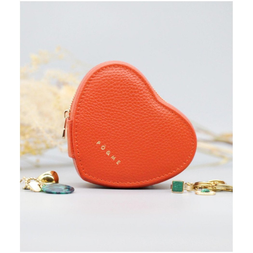 Boite à bijoux Cœur - Grainé - Jaune