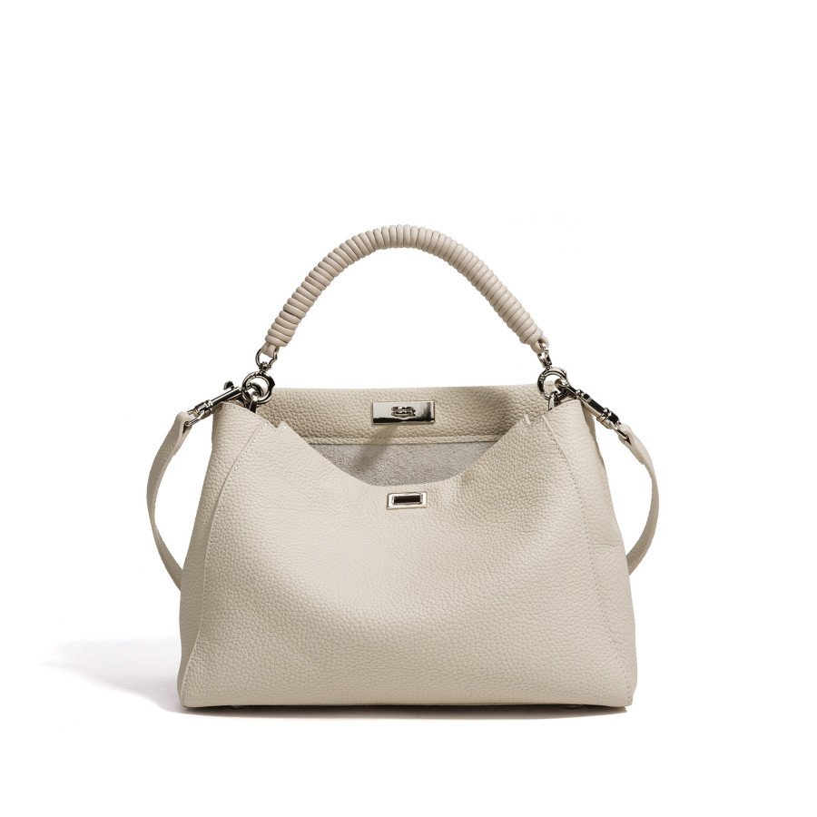 sac à main femme cuir FD3131A Blanc Glacier