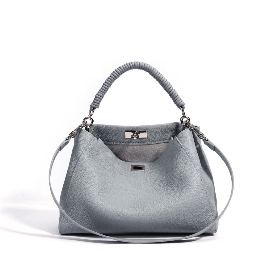 sac à main femme cuir FD3131A GRIS  mouette