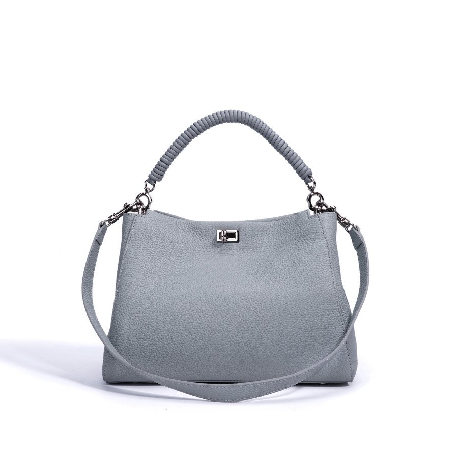 sac à main femme cuir FD3131A GRIS  mouette