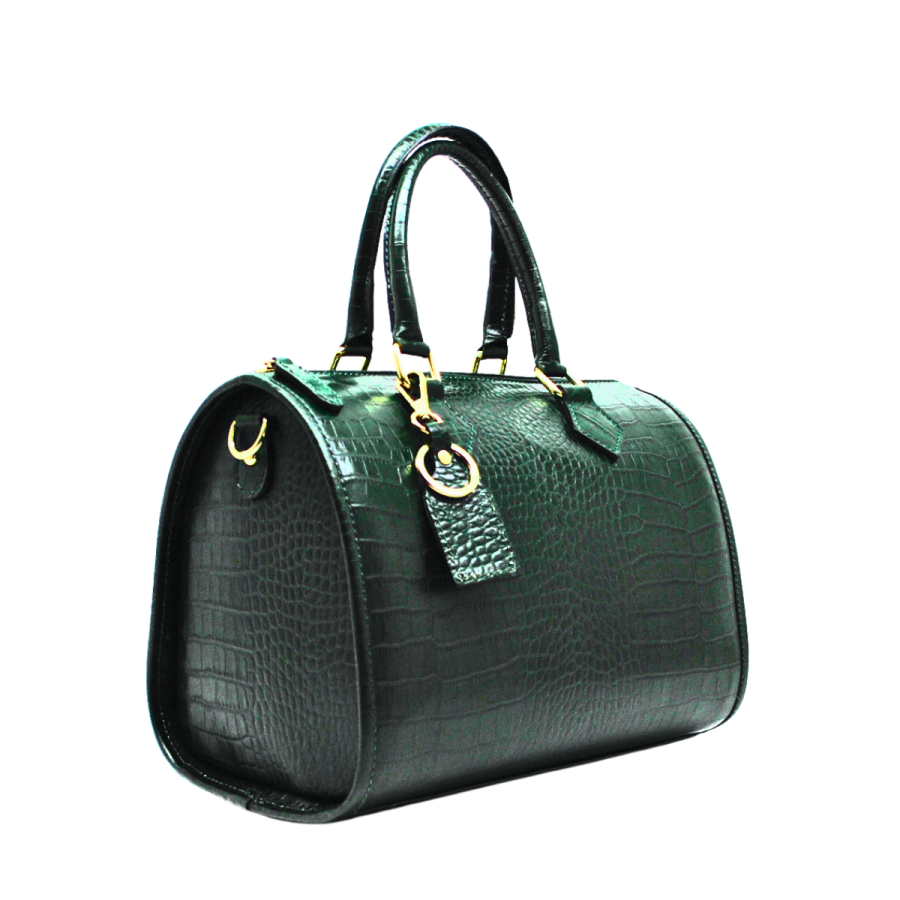 Sac à main femme cuir vachette – Couleur Vert – REF0500378A
