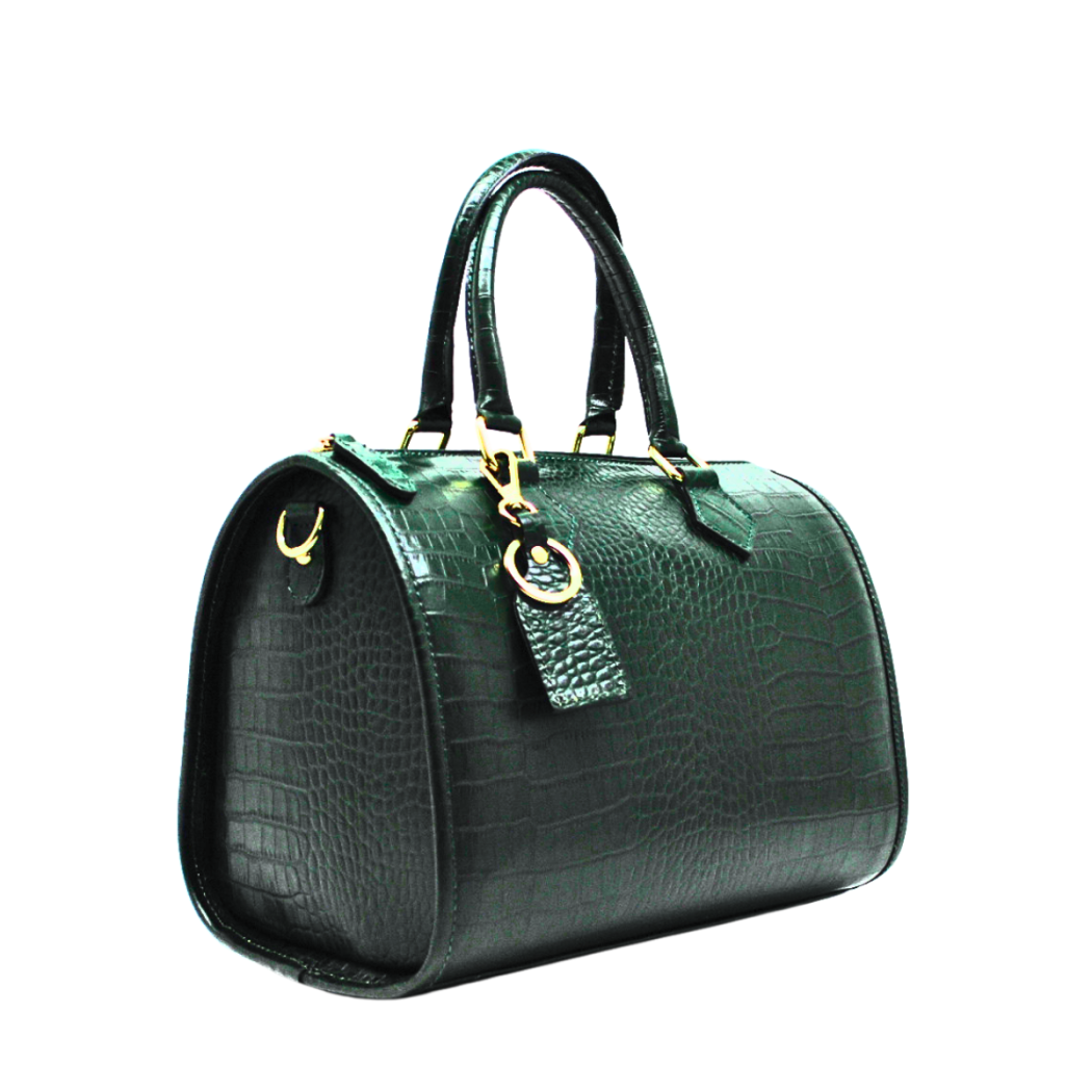 Sac à main femme cuir vachette – Couleur Vert – REF0500378A